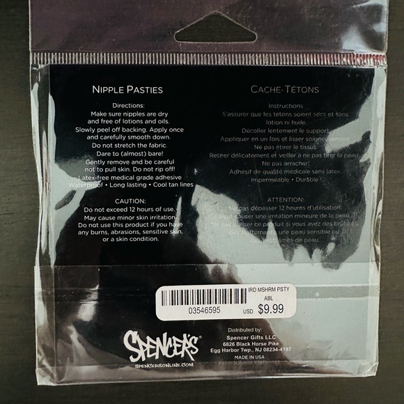 Body Rage Nipple Pasties - Picture 2 of 2